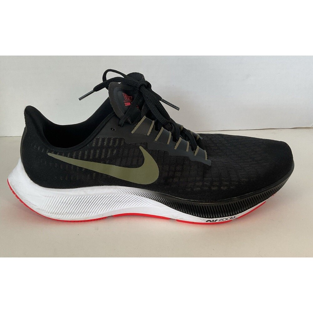 NIKE | Air Zoom Pegasus Black Olive Running Shoes Men's | Size 10